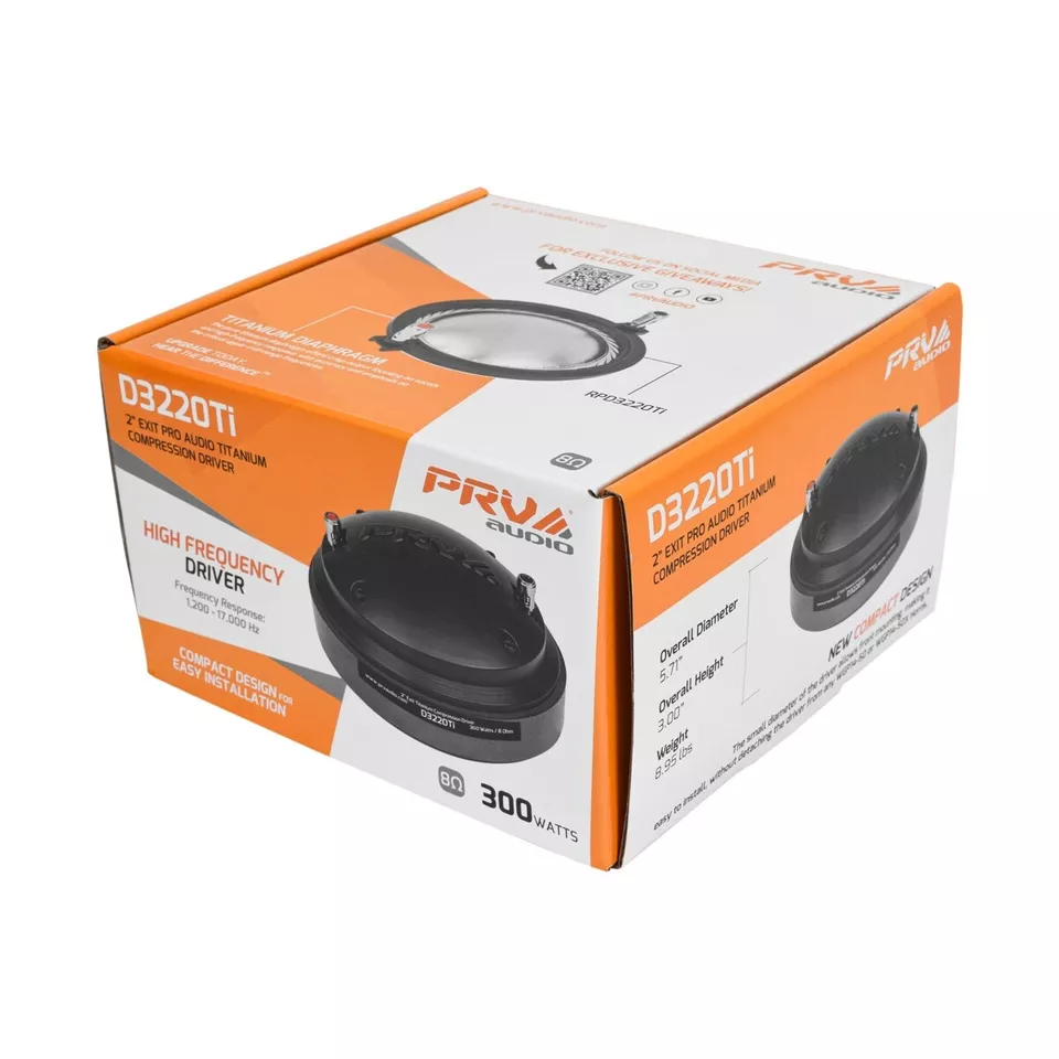 PRV Audio D3220TI | 300w | Titanium Horn Compression Driver - Image 4