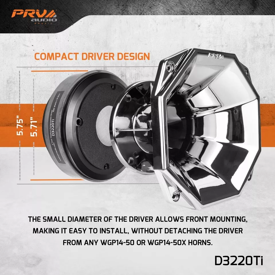 PRV Audio D3220TI | 300w | Titanium Horn Compression Driver - Image 5