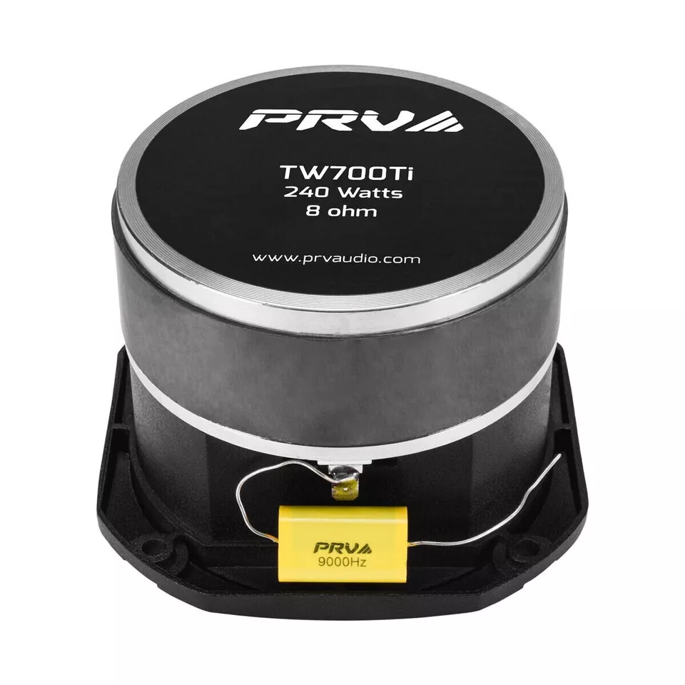 PRV AUDIO TW700Ti Black Titanium Bullet Tweeter | 240w | 4" | 8 Ohm | Super Tweeter - Image 3